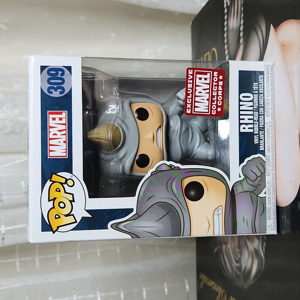 Funko Pop! Rhino 309 Marvel Collector Corps Exclusive